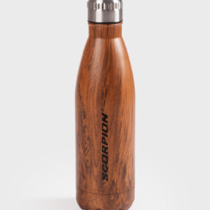 Garrafa aço inox 750 ml madeirada
